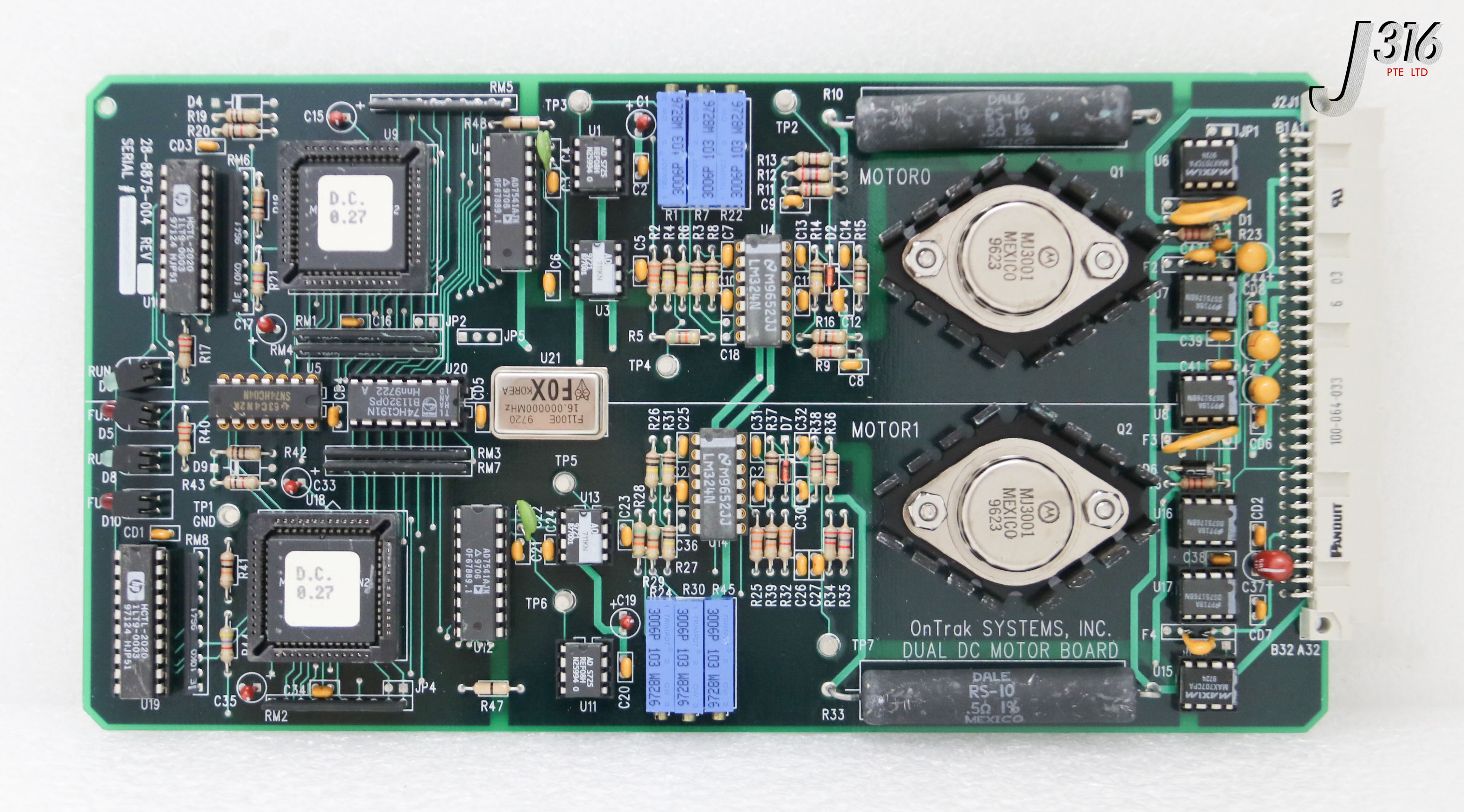 DCポンプ 36333 ONTRAK PCB, DUAL DC MOTOR BOARD 28-8875-004 | eBay